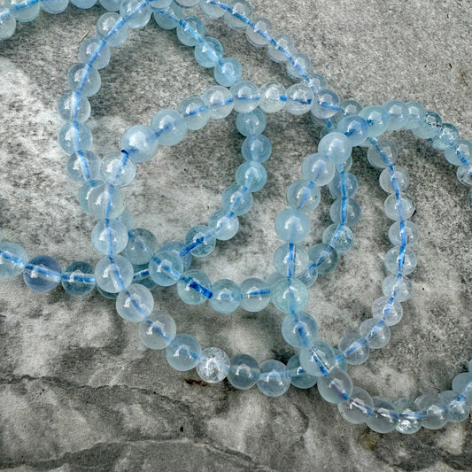 Aquamarine 6mm Bracelets