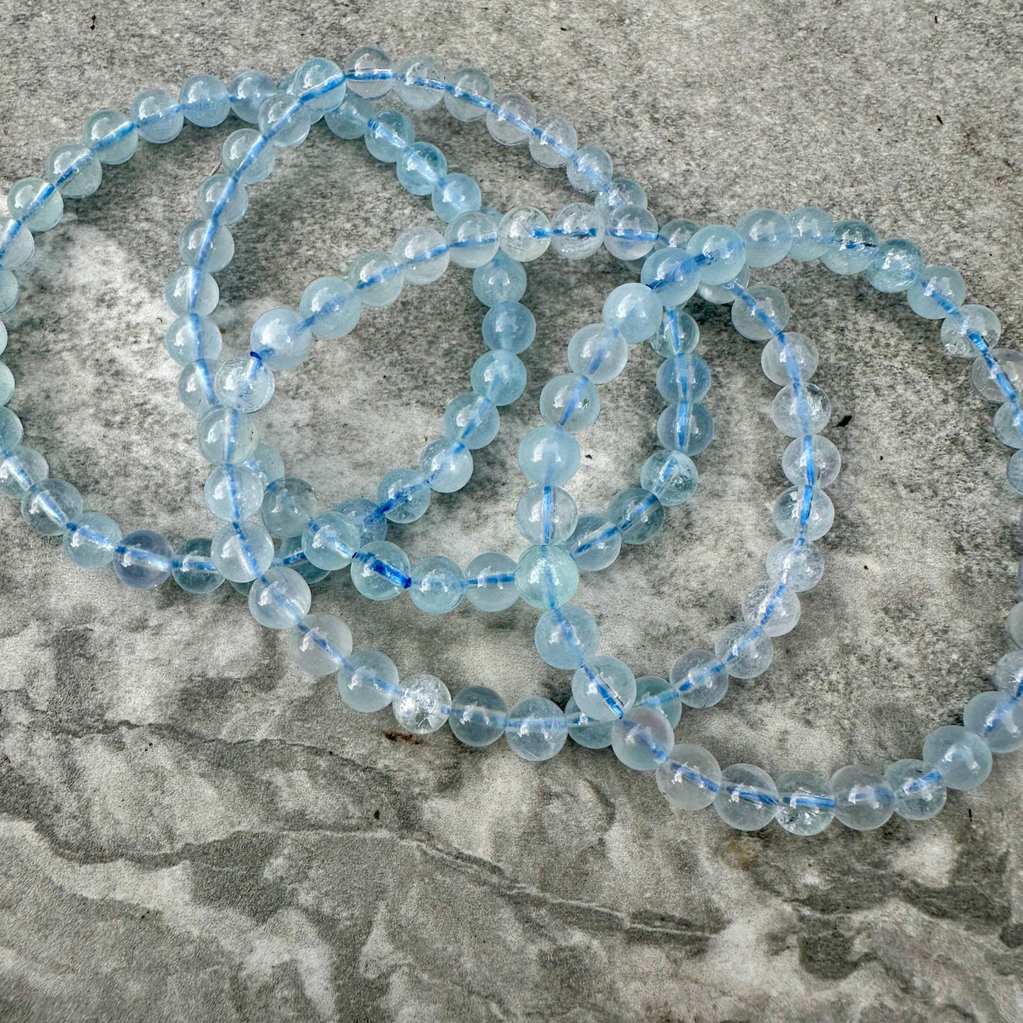 Aquamarine 6mm Bracelets