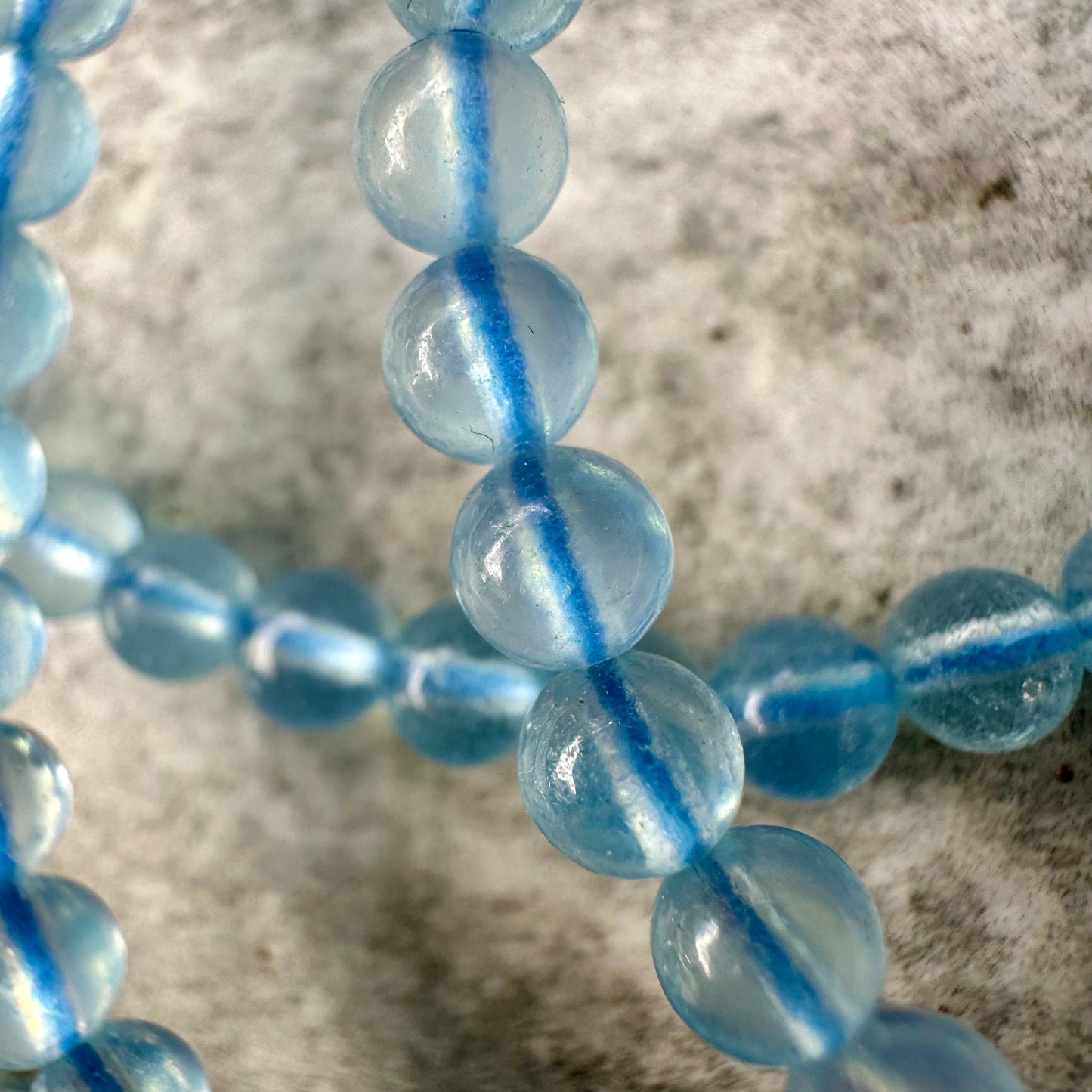 Aquamarine Blue Devil 4mm Bracelet