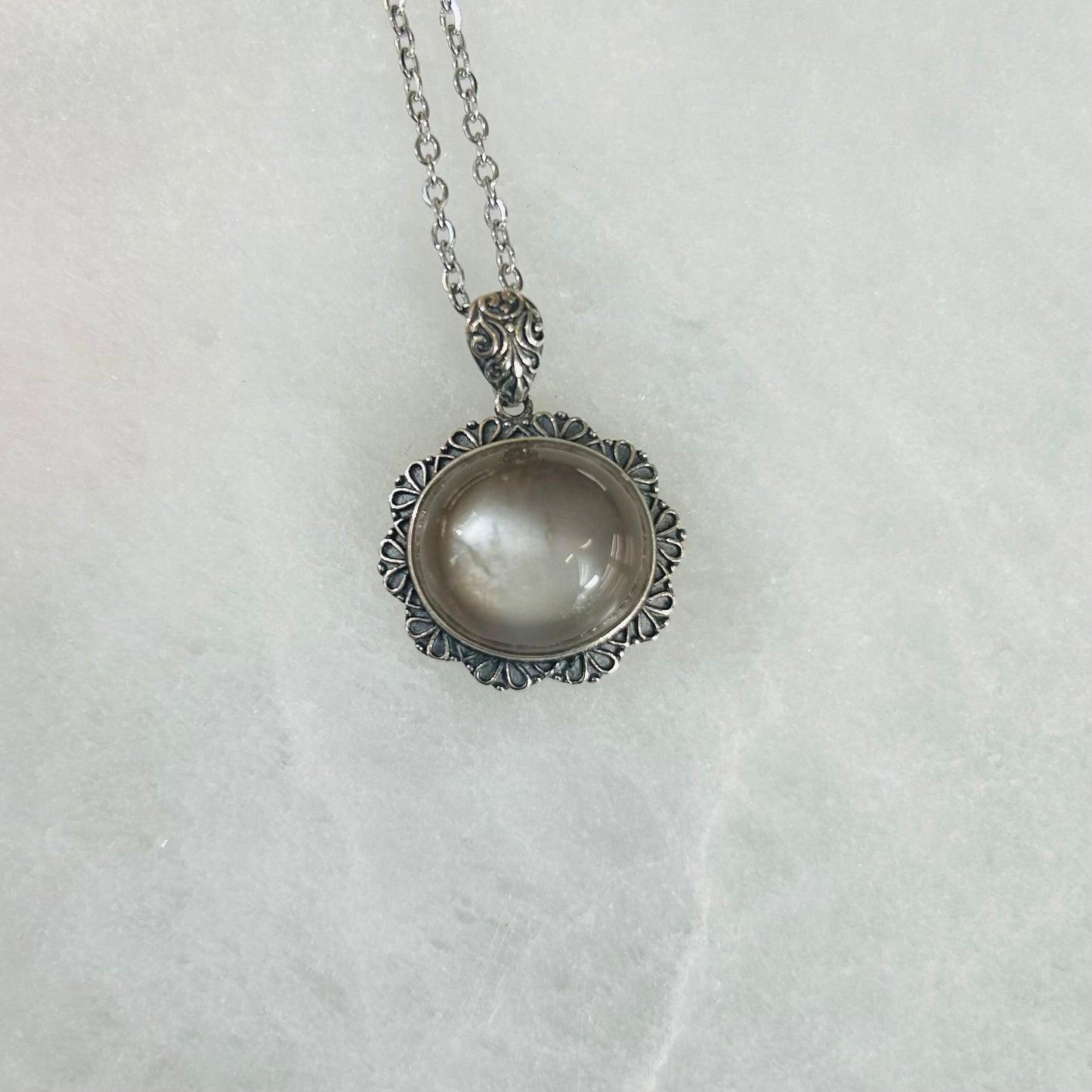 Black Moonstone Pendant