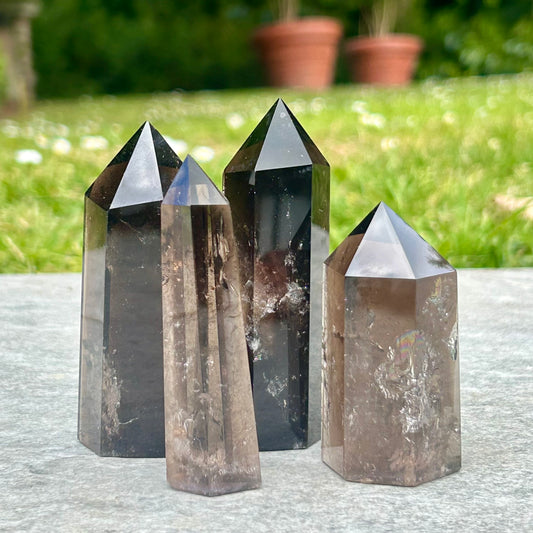 Smokey Quartz Towers