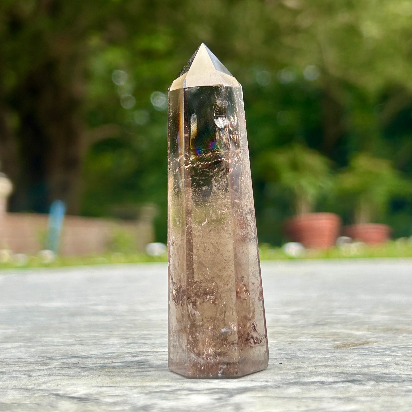 Smokey Quartz Towers