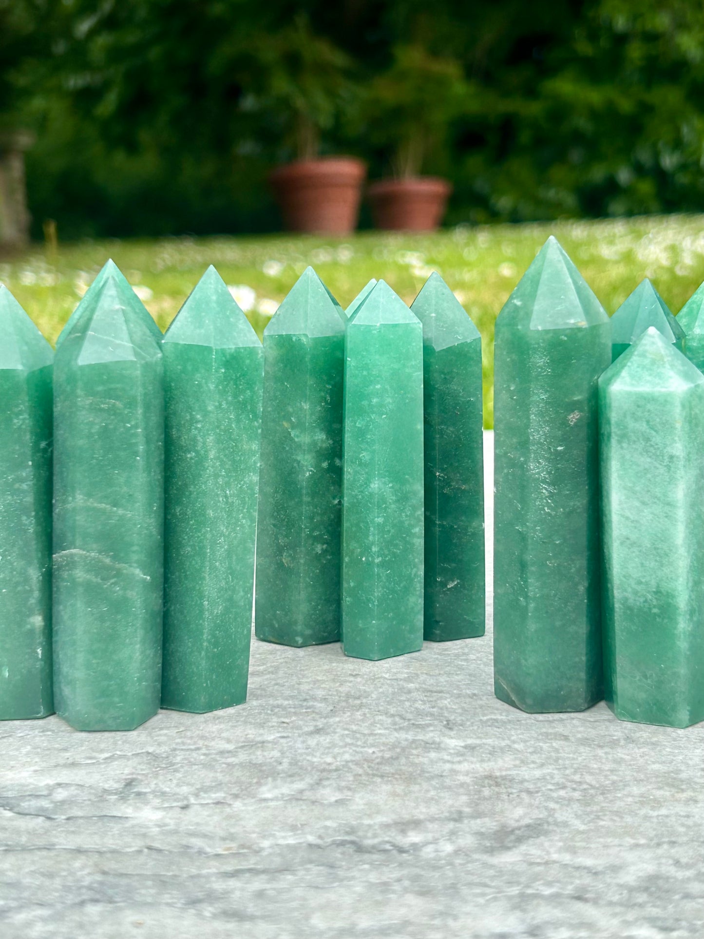 Green Aventurine Towers