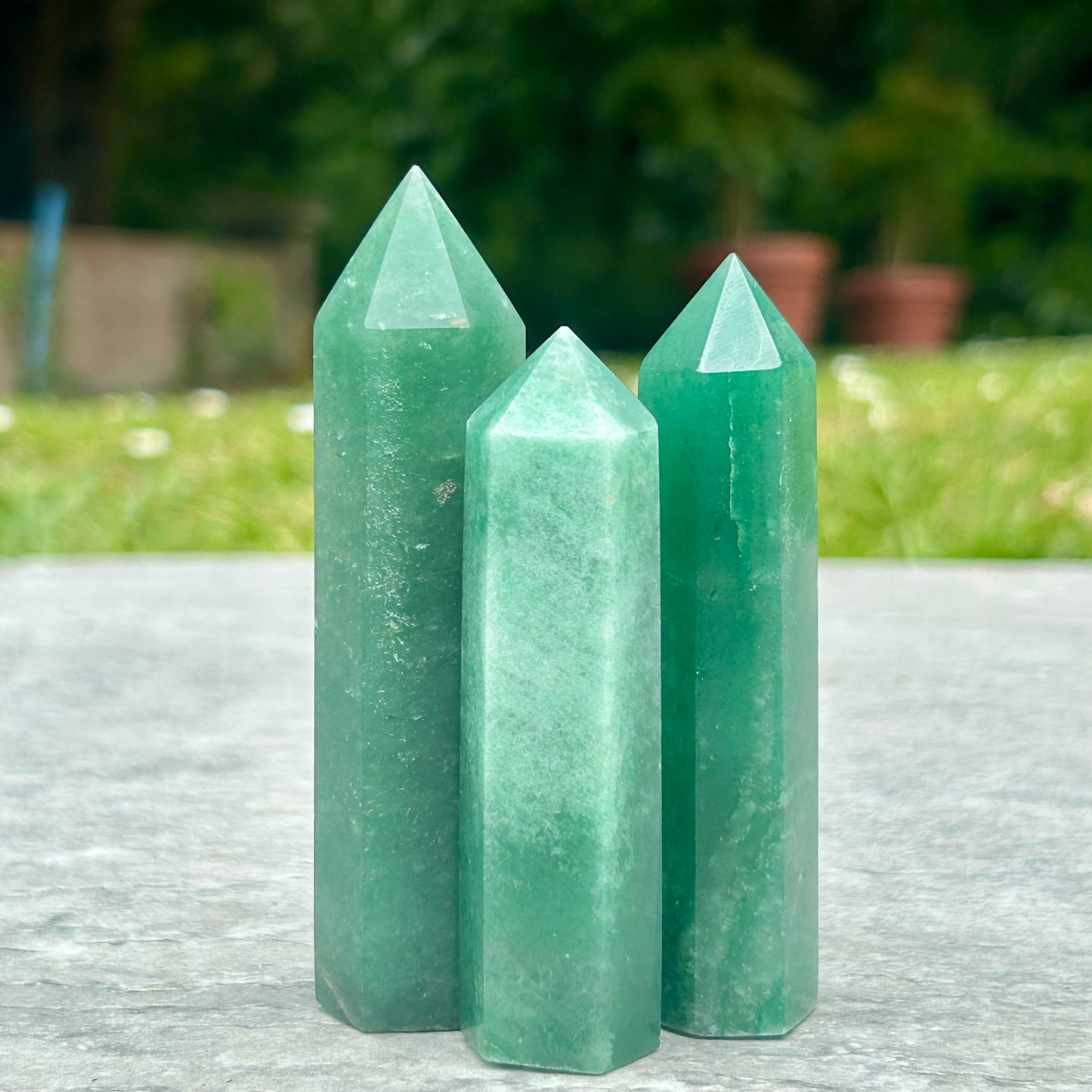 Green Aventurine Towers