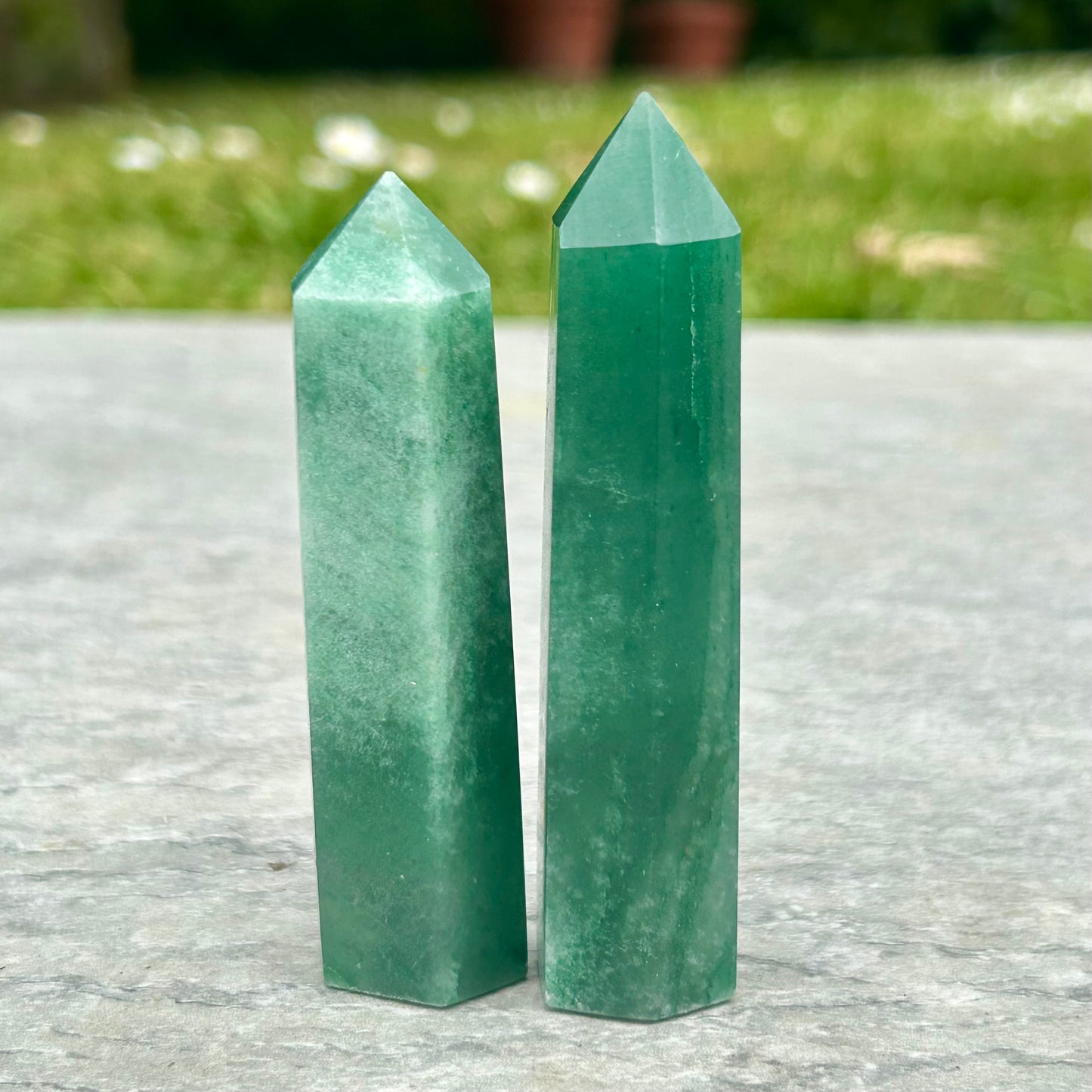 Green Aventurine Towers