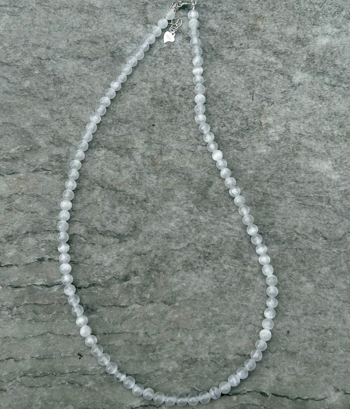Selenite Beaded Necklaces