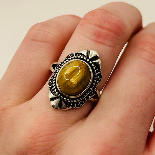 Golden Rutile Ring