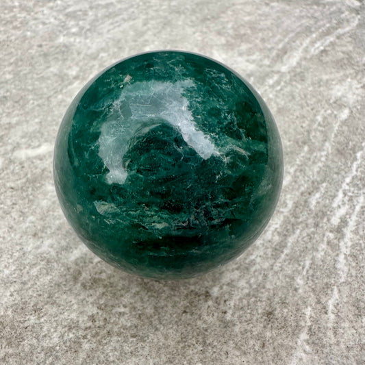 Green Fluorite Spheres