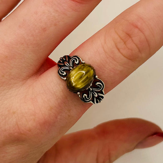 Golden Rutile Ring