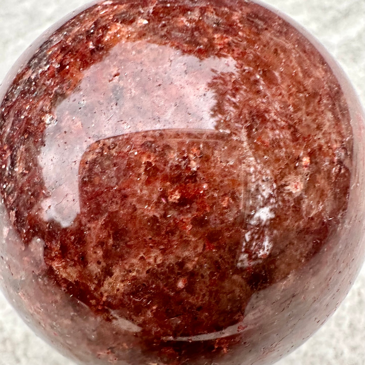 Strawberry Quartz Sphere