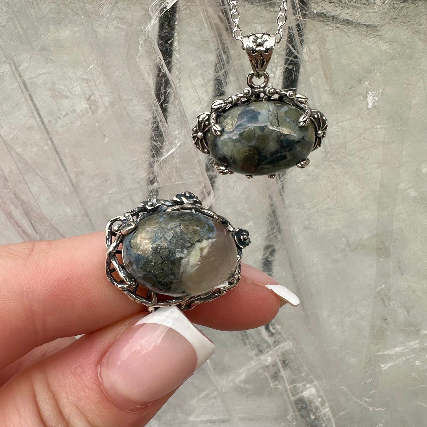 Pirite Pendant & Ring