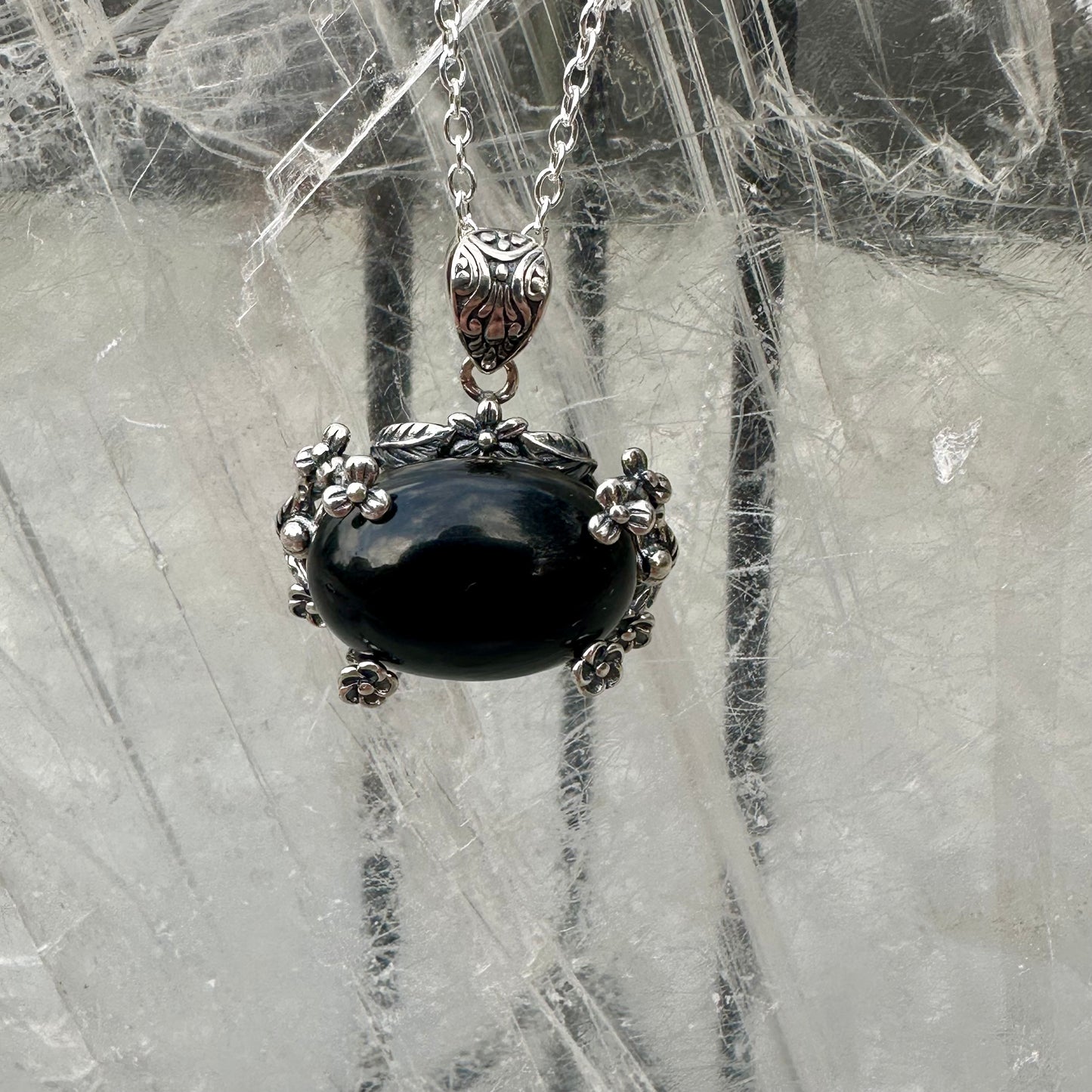 Obbsidian Pendant & Ring