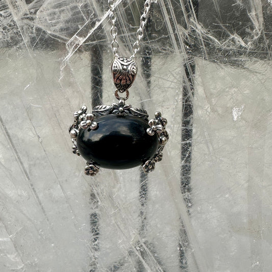 Obbsidian Pendant & Ring