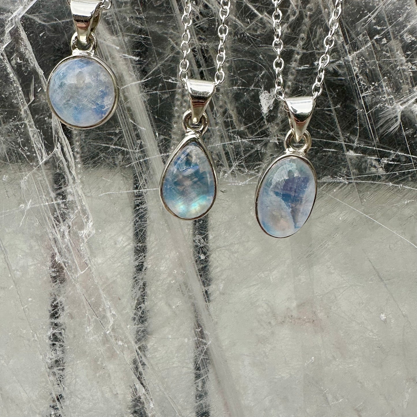 Blue MoonStone Mini Pendants
