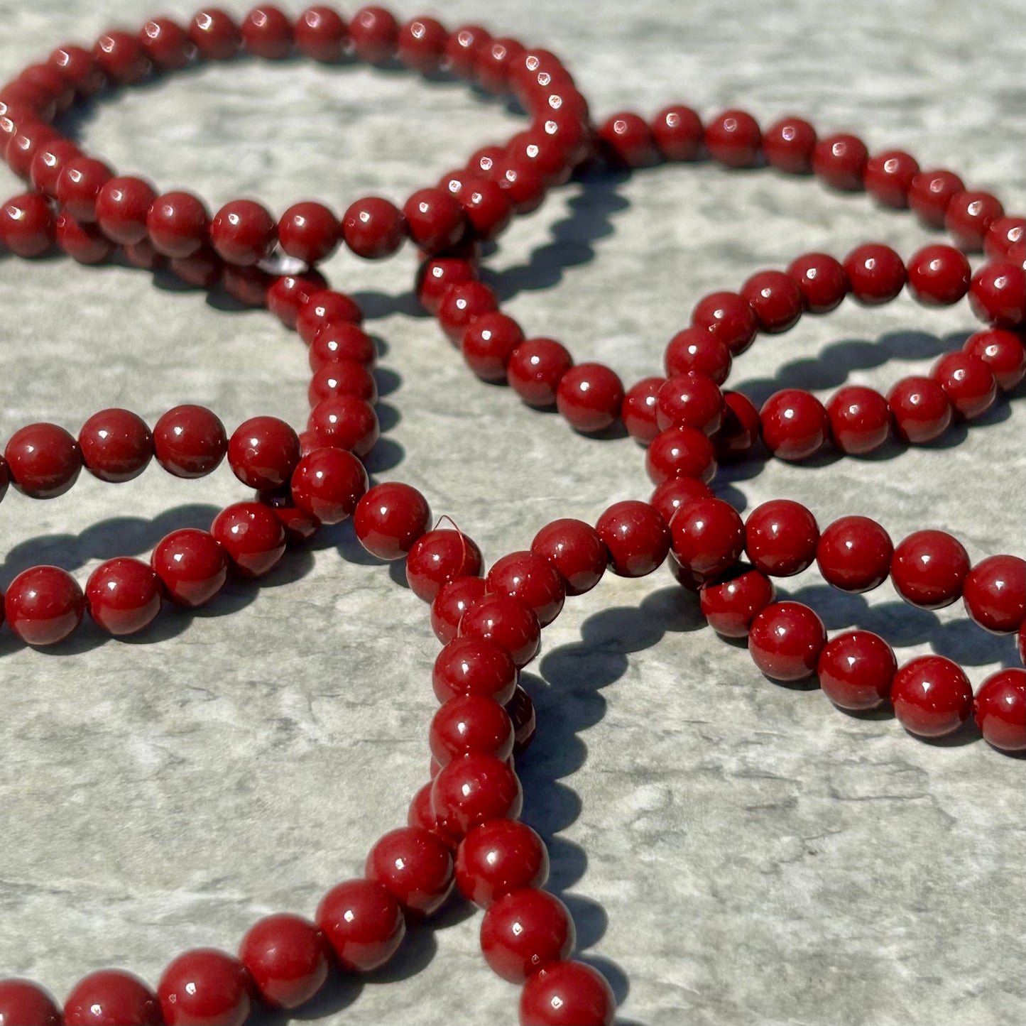 Cinnabar 6mm Bracelets