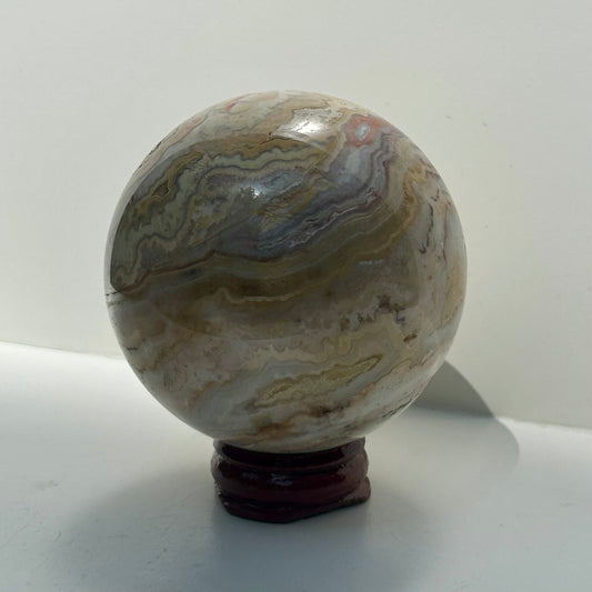 Crazy Lace Agate Sphere