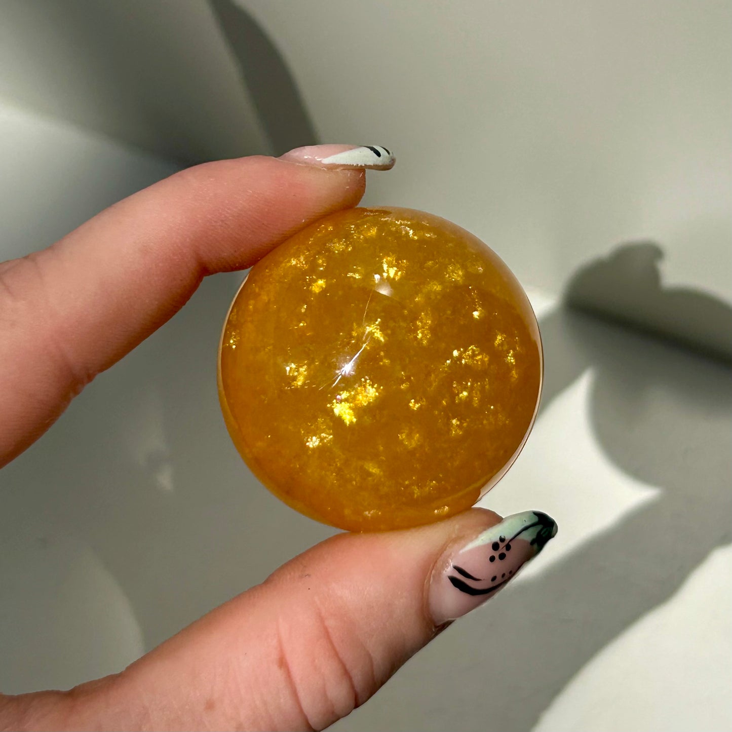 Yellow Fluorite & Mica Spheres