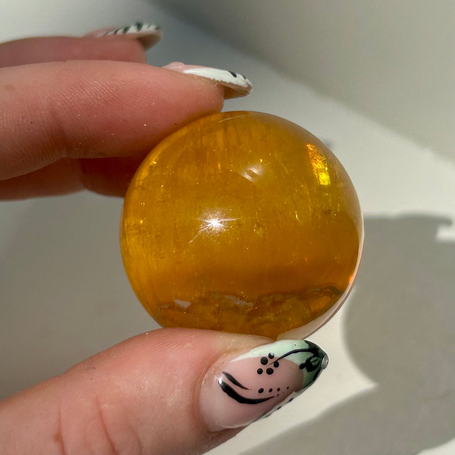 Yellow Fluorite & Mica Sphere