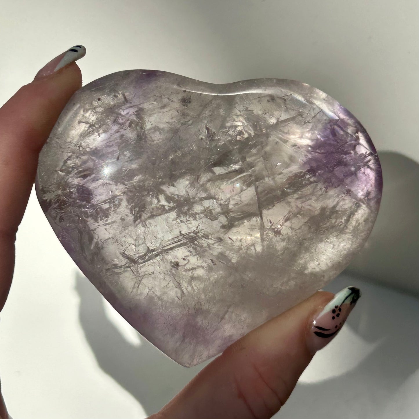 Phantom Amethyst Heart