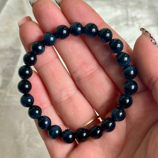 Blue Tigers Eye 6mm Bracelets