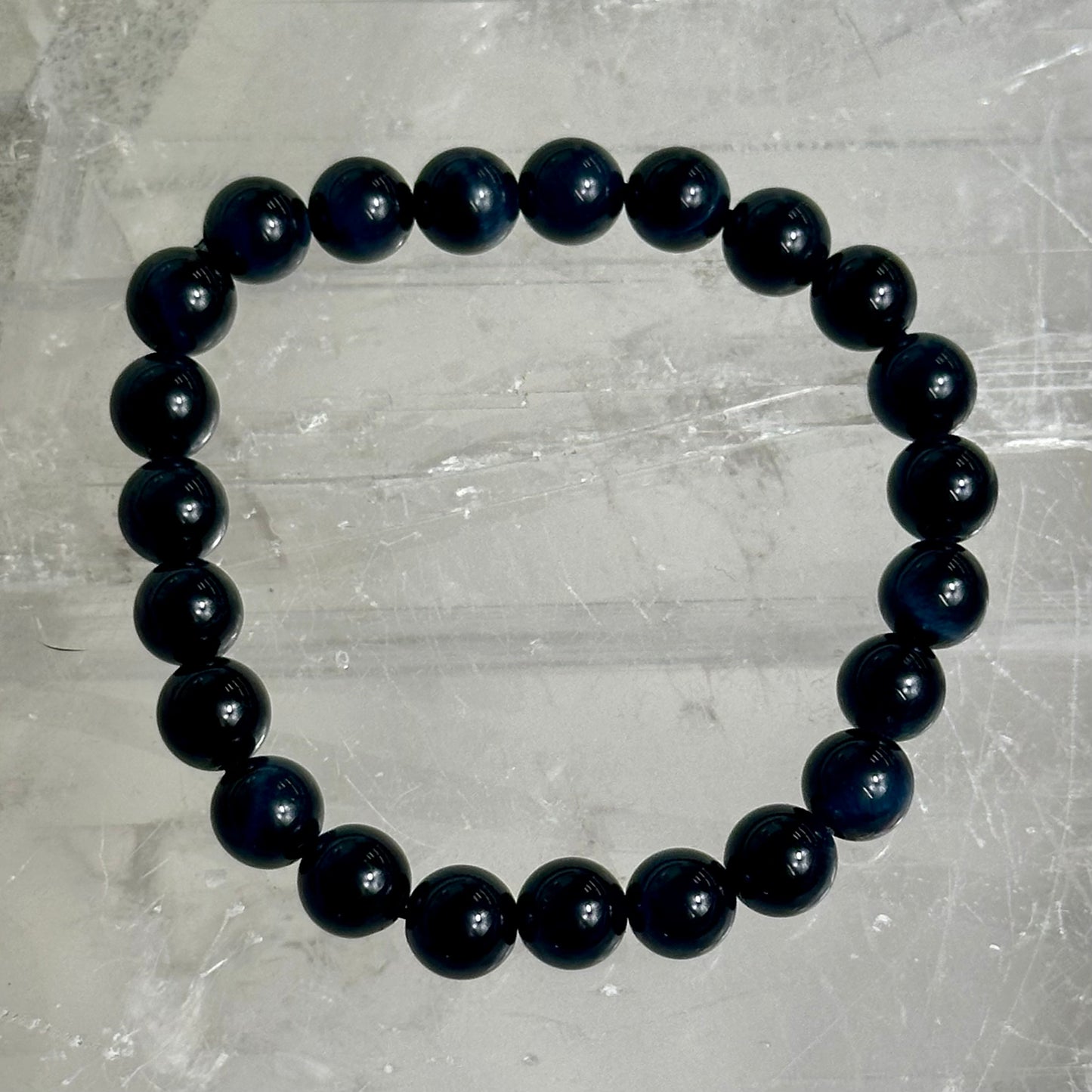 Blue Tigers Eye 6mm Bracelets