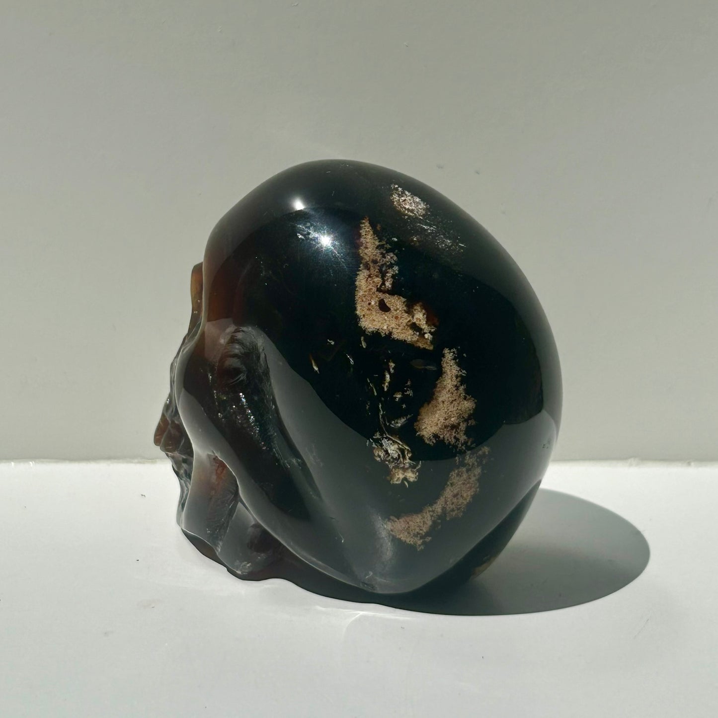 Amber Skull Carvings