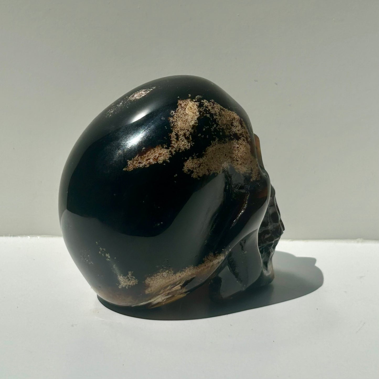 Amber Skull Carvings