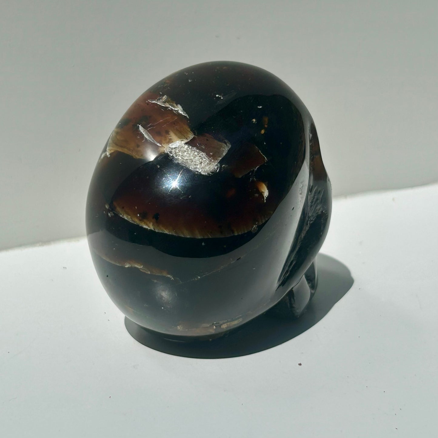Amber Skull Carvings