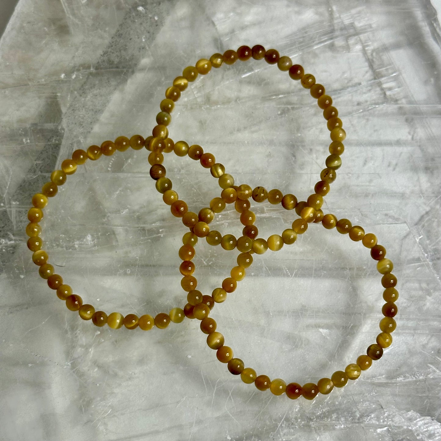 Golden Tigers Eye 4mm Bracelets