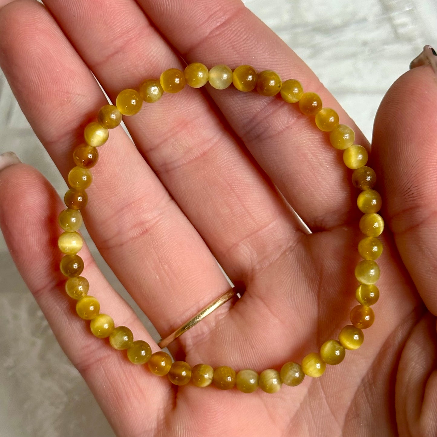 Golden Tigers Eye 4mm Bracelets