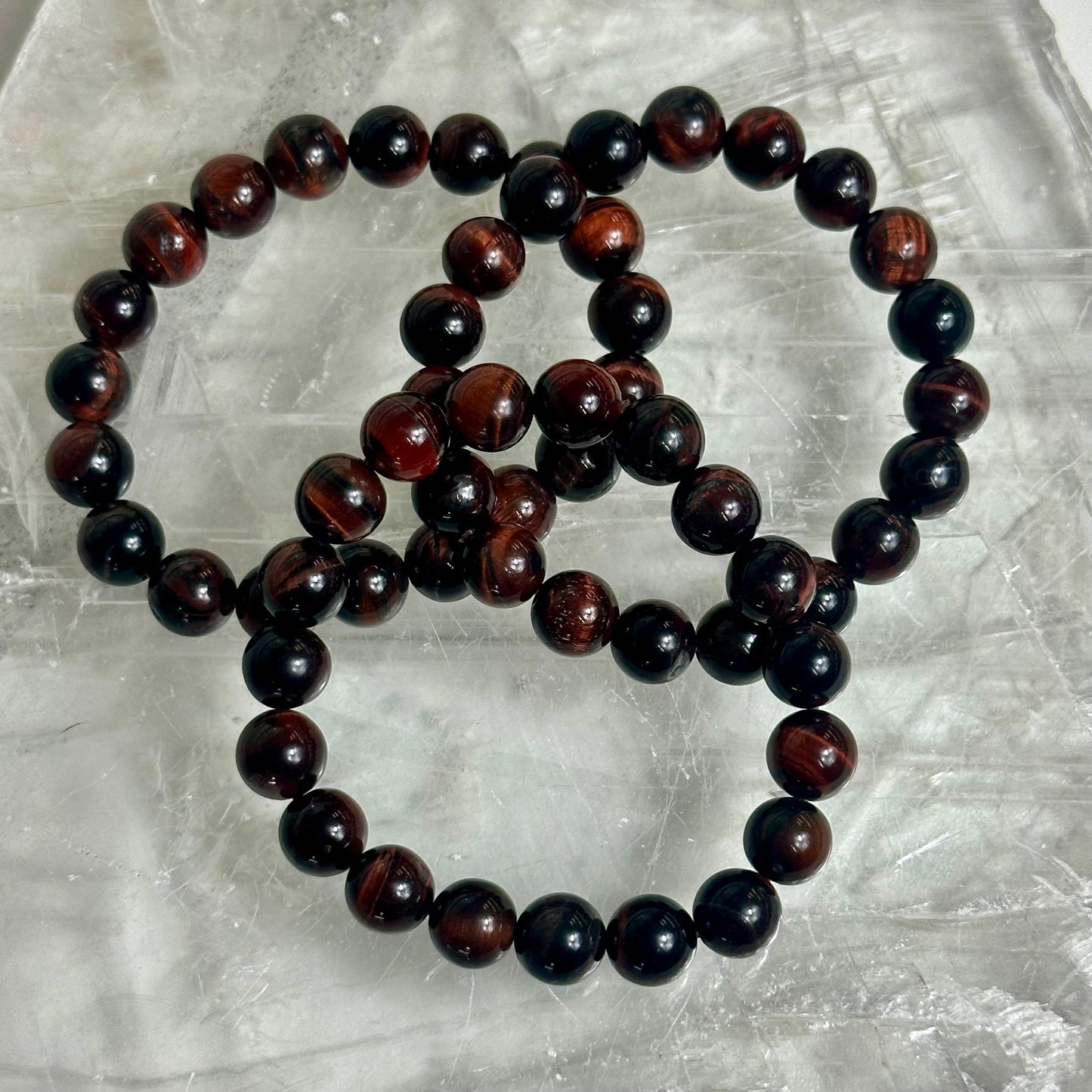 Red Tigers Eye 10mm Bracelets