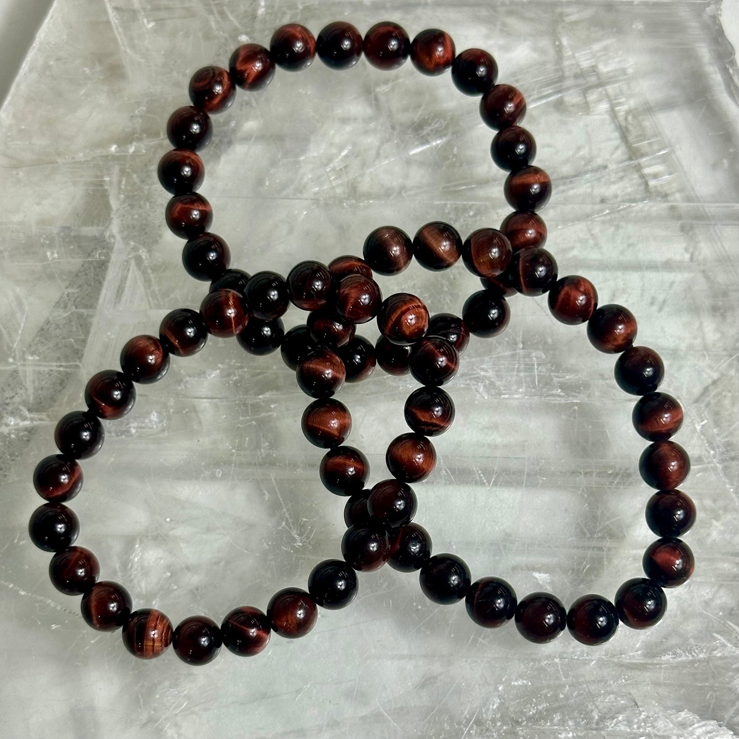 Red Tigers Eye 10mm Bracelets