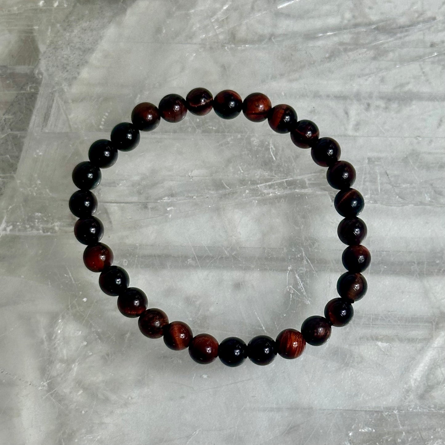 Red Tigers Eye 6mm Bracelets