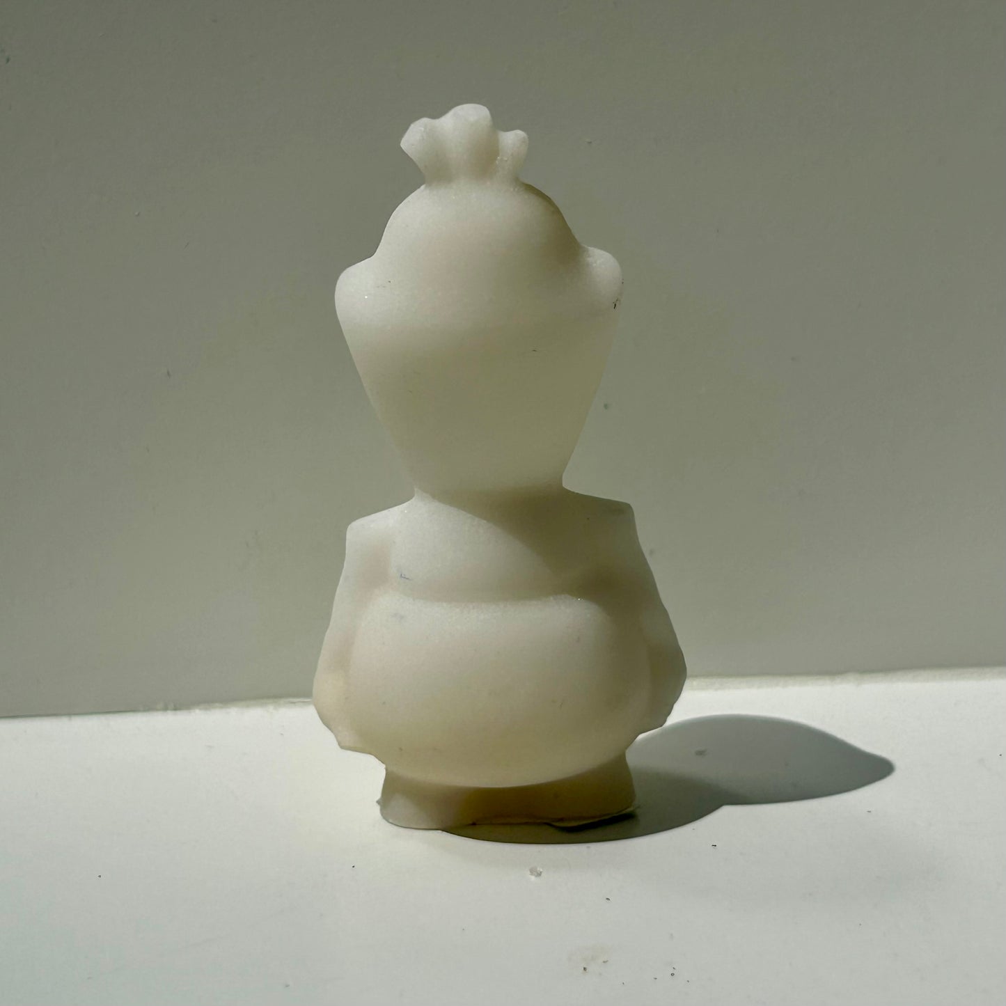 White Jade Olaf Carving