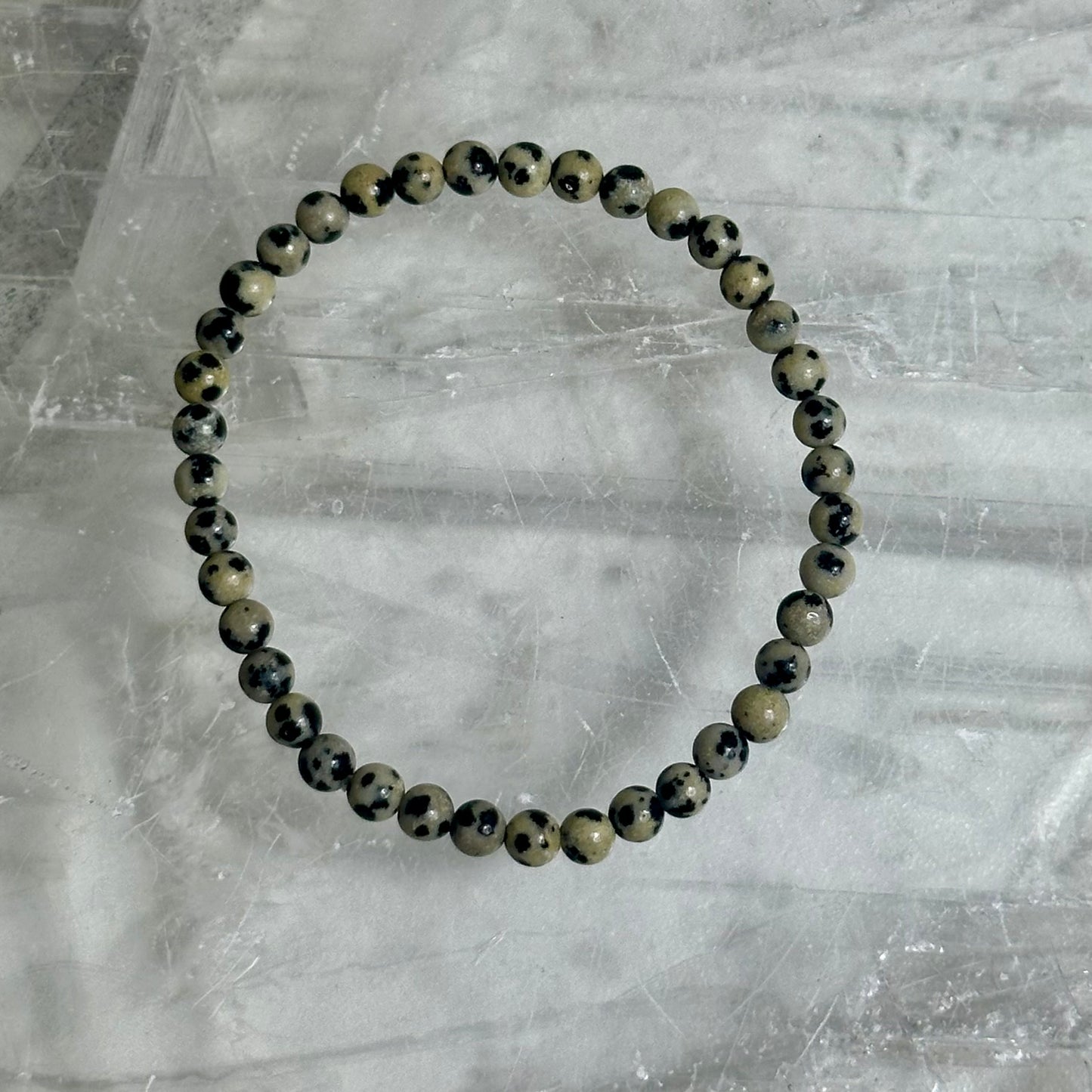 Dalmation Jasper 4mm Bracelets