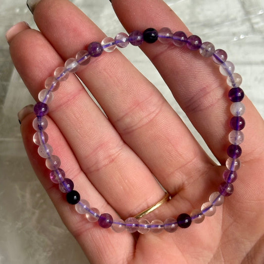 Purple Florite 8mm Braclets