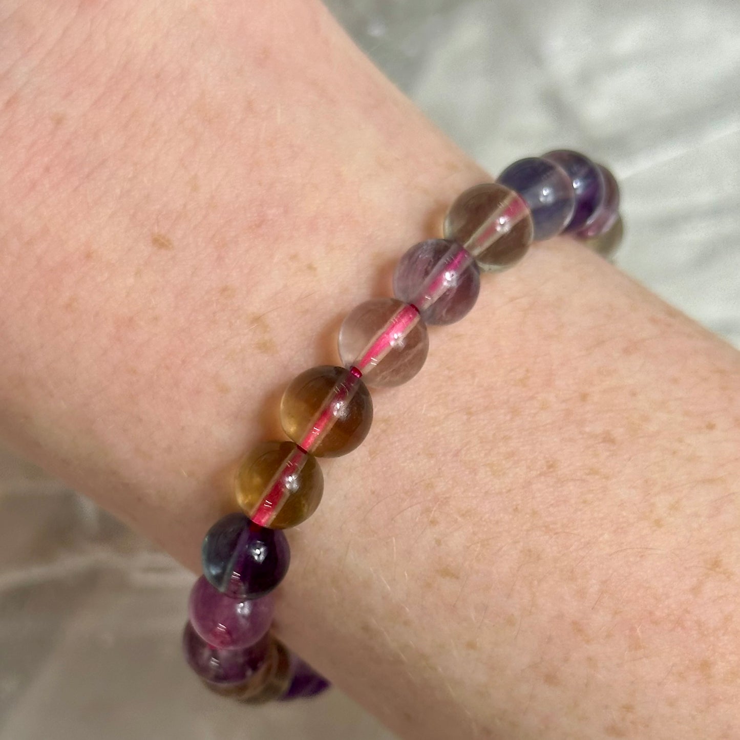 Rainbow Fluorite 8mm Bracelets