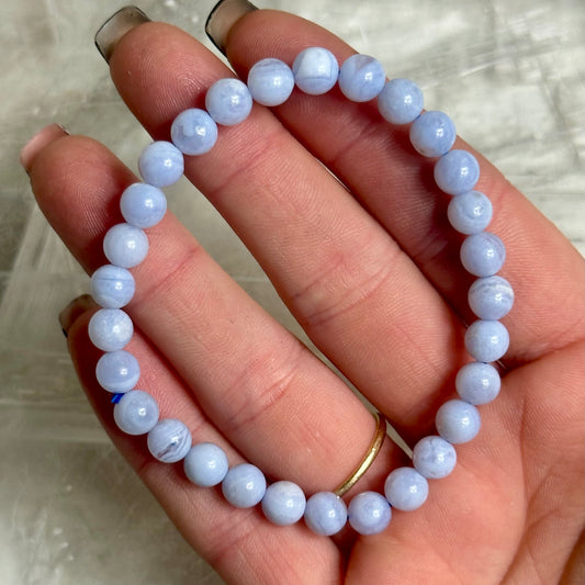 Blue Lace 6mm Bracelets
