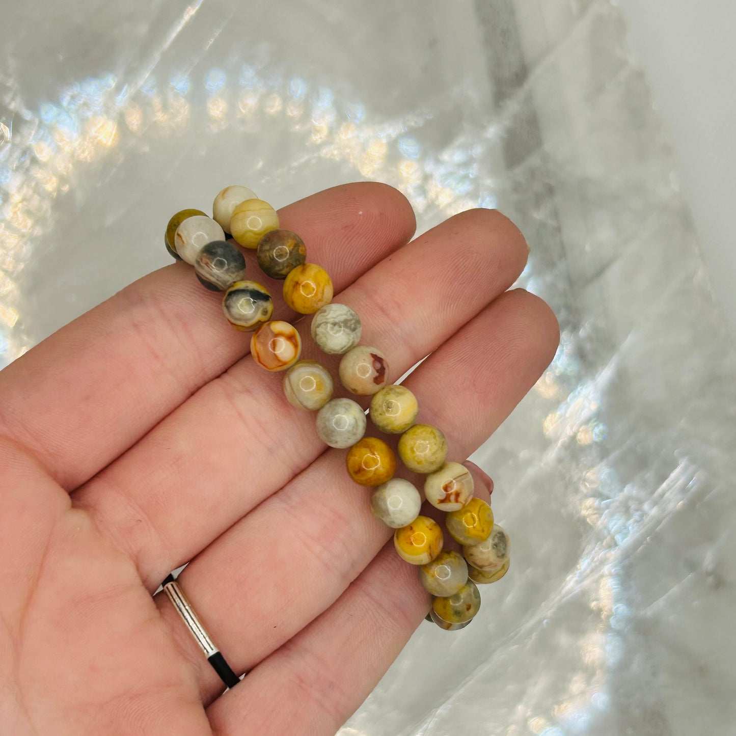 Crazy Lace Agate 6mm Bracelet