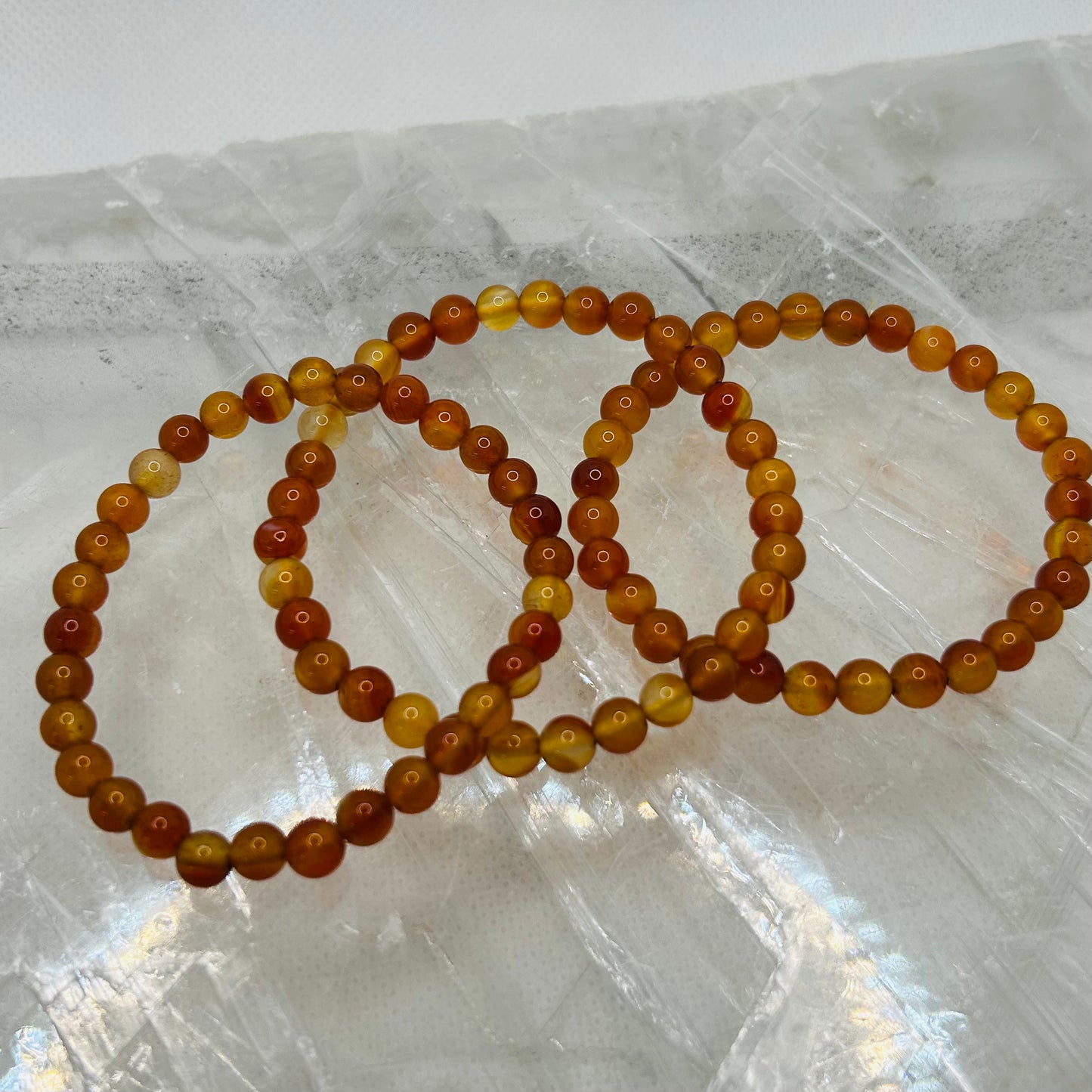 Carnelian Bracelet, 6mm Bracelet