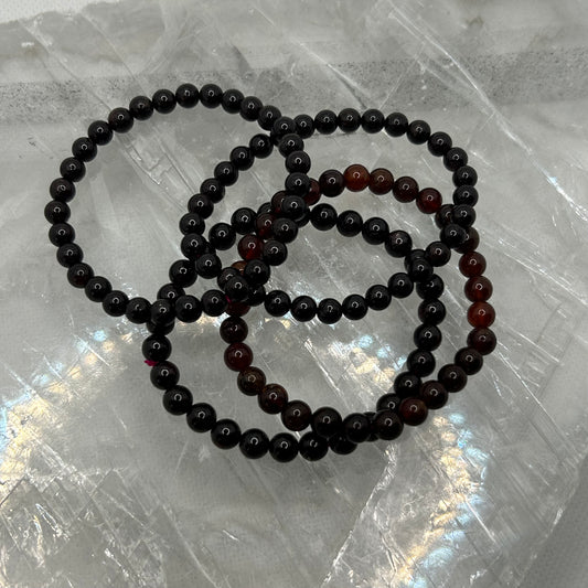 Garnet 6mm Bracelet