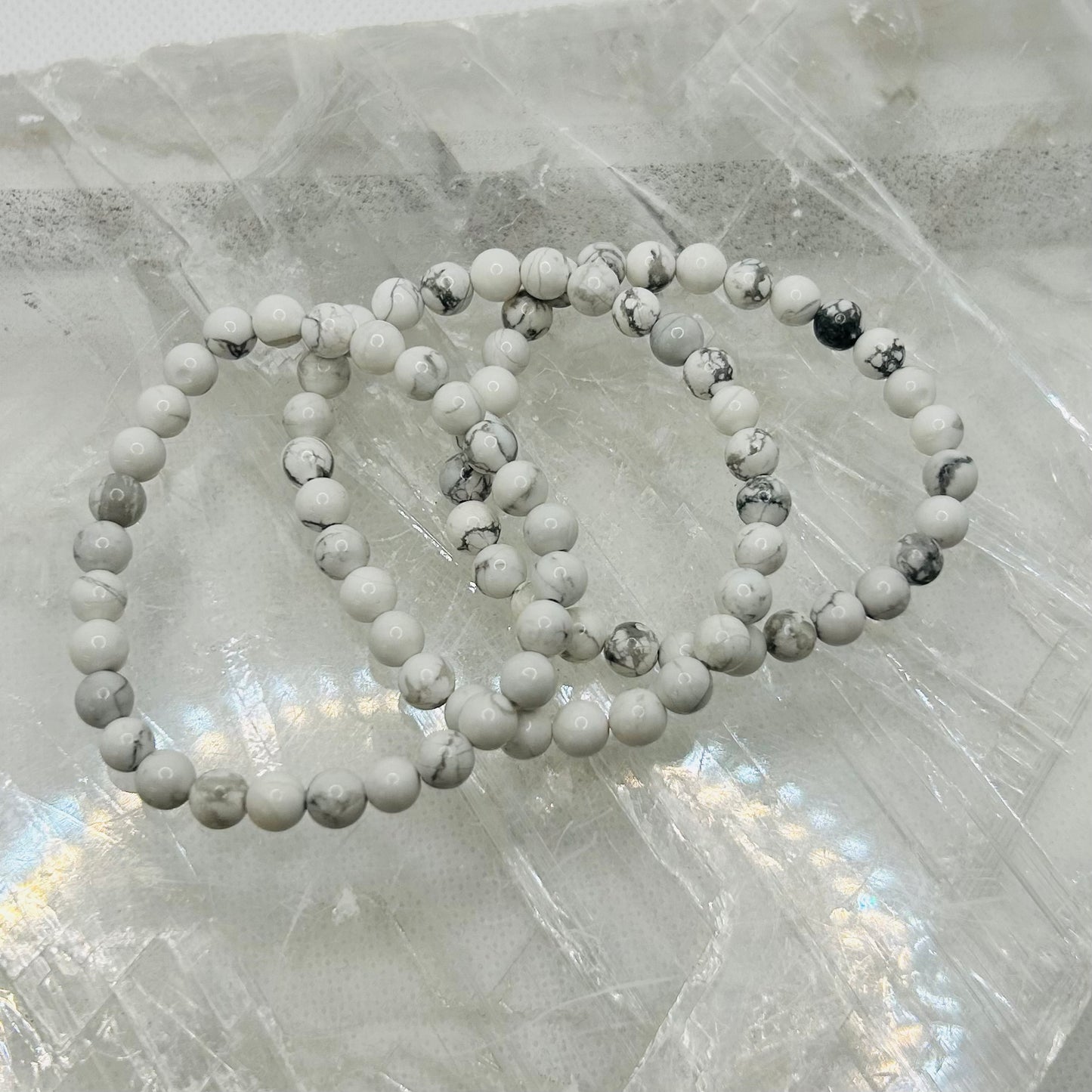Howlite 6mm Bracelet