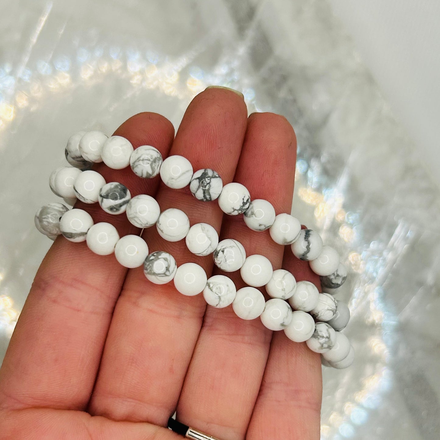 Howlite 6mm Bracelet