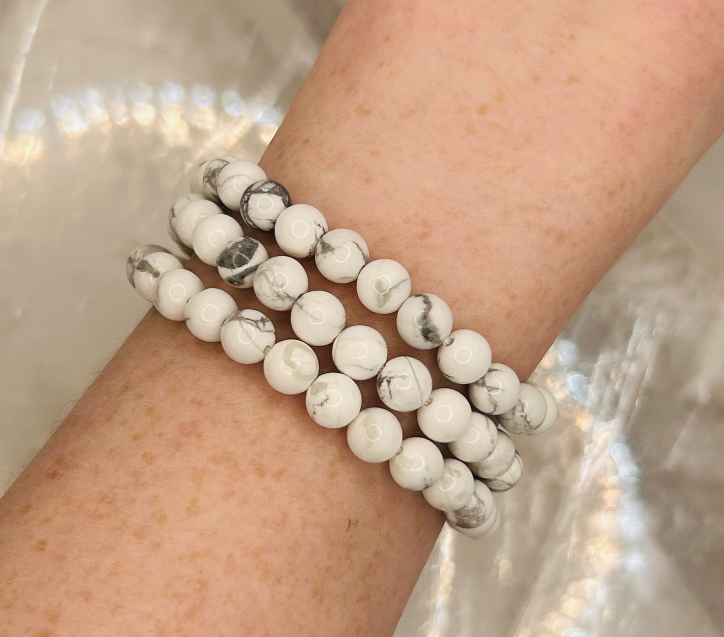 Howlite 6mm Bracelet
