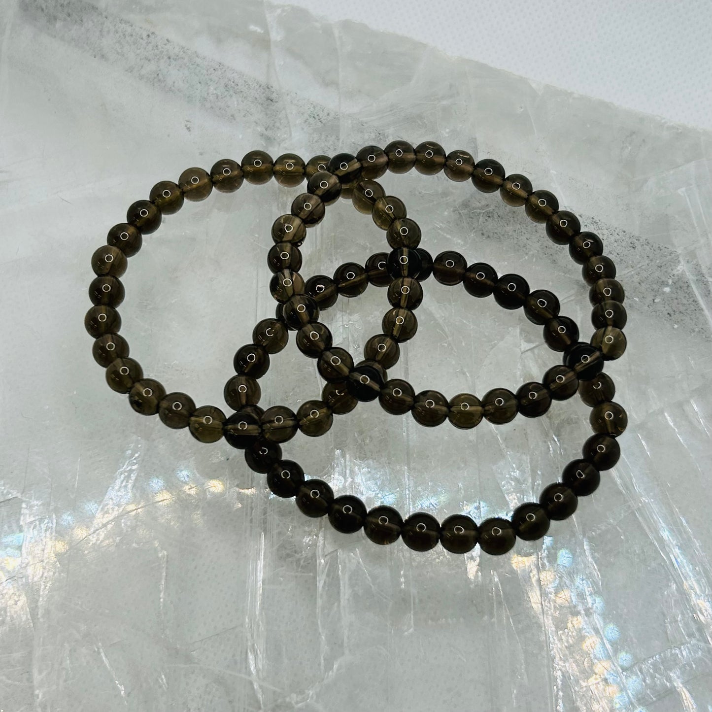 Smokey Quartz 6mm Bracelet