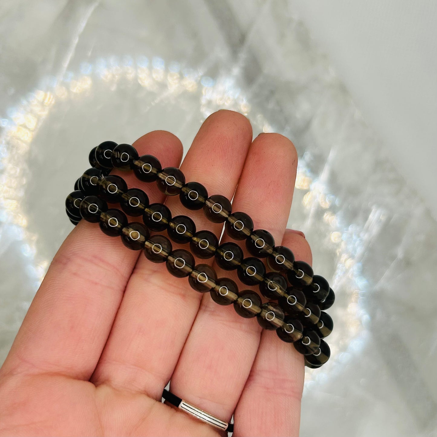Smokey Quartz 6mm Bracelet