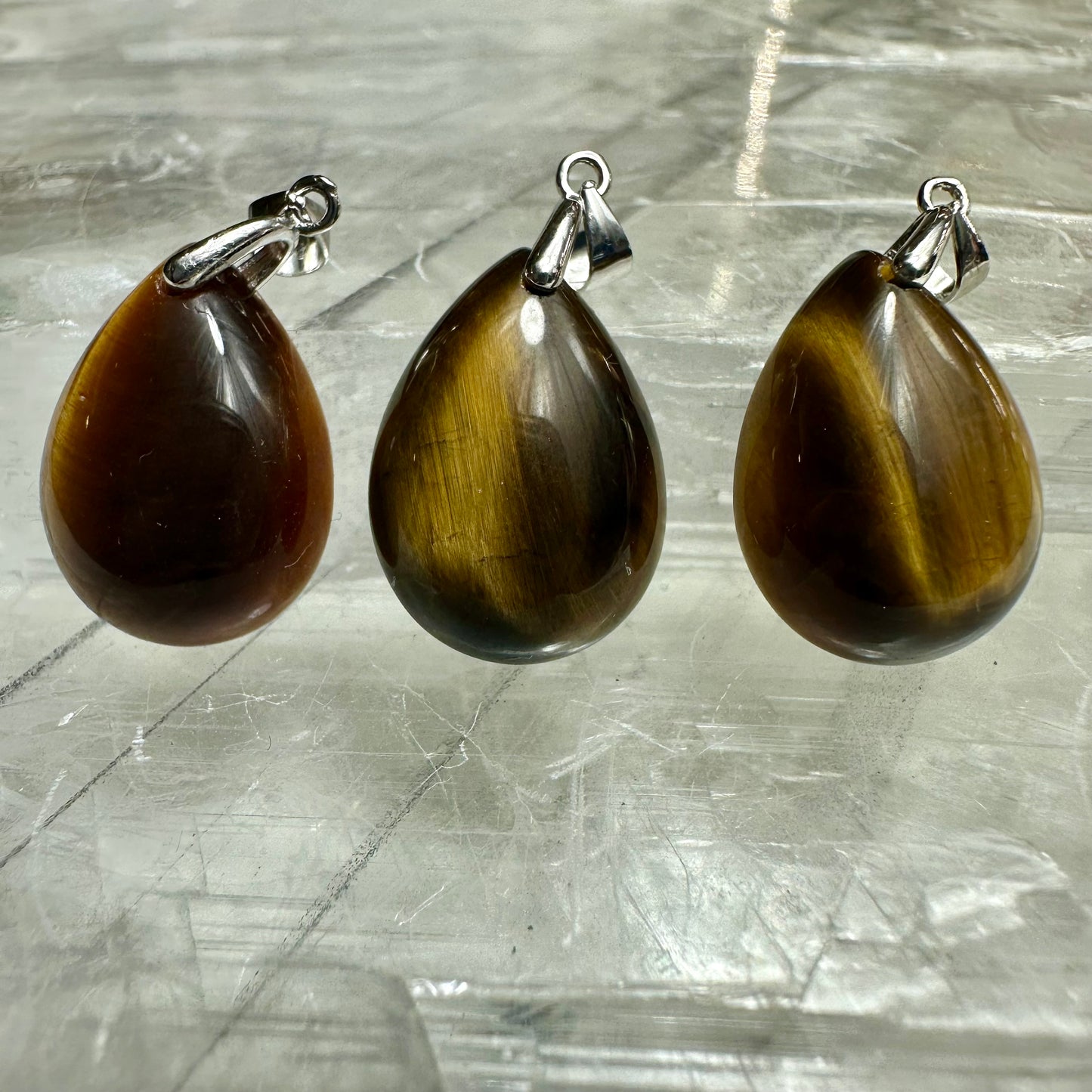 Tigers Eye Mini Pendants