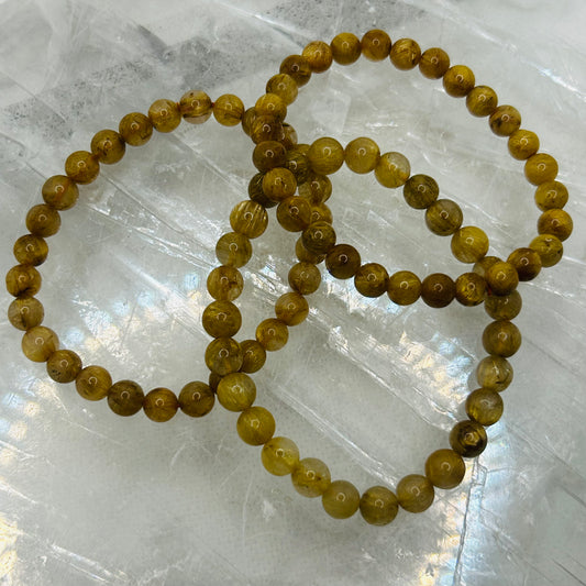 Golden Rutile High Grade 6mm Bracelet