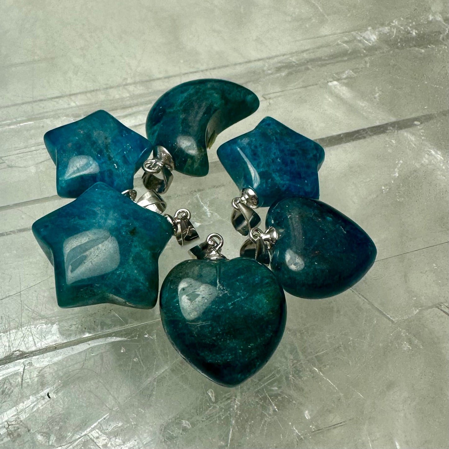 Apitite Heart,Moons & Star Mini Pendants