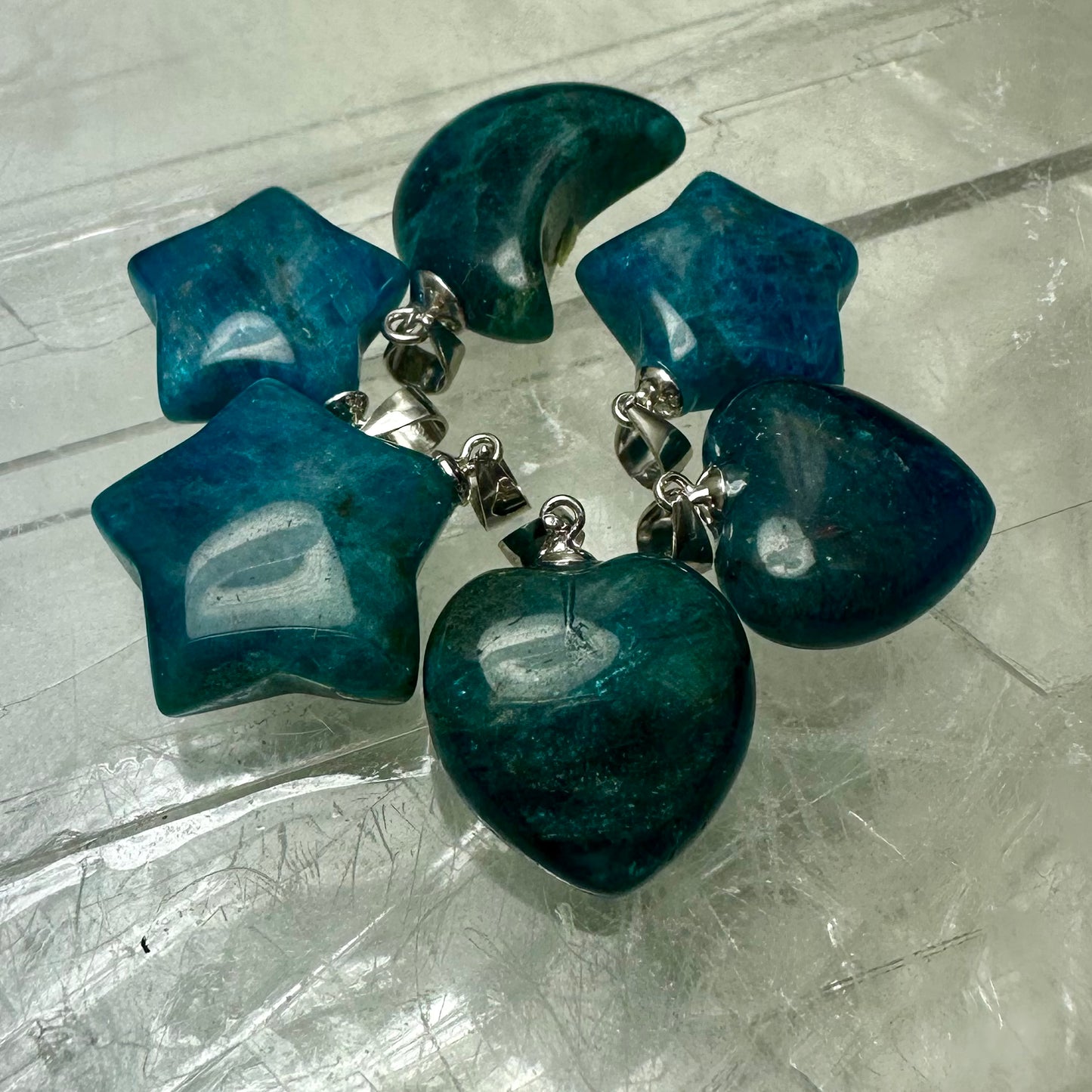 Apitite Heart,Moons & Star Mini Pendants